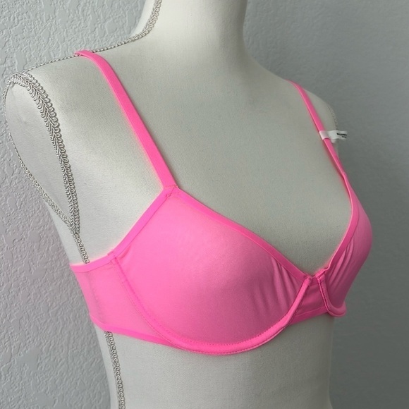 NWT SMOOTHEZ by Aerie Balconette Mesh Underwire Bra - Picture 2 of 7